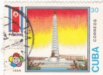 Stamps Cuba -  Tyongyang- edificio