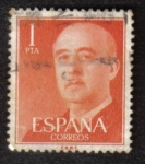 Stamps Spain -  General Franco