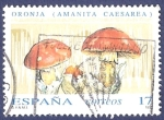 Stamps Spain -  Edifil 3245 Oronja Amanita Caesarea 17