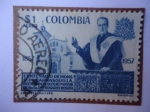 Stamps Colombia -  Scott/Col: C316 - Centenario de Monseñor Carrasquilla .Rector del Colegio Mayor de Nuestra Señora de