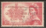 Sellos de Oceania - Australia -  CORONACIÒN   DE   LA   REINA   ELIZABETH   II