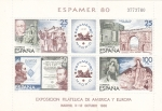 Stamps Spain -  EXPOSICIÓN FILATÉLICA DE AMERICA Y EUROPA -venta- (6)