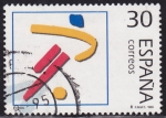 Stamps Spain -  Deportes Olimpicos de Plata - Futbol