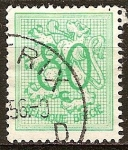 Stamps Belgium -  Número de león heráldico.