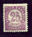 Stamps Spain -  Cifras