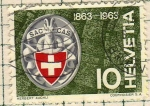 Stamps : Europe : Switzerland :  100 años