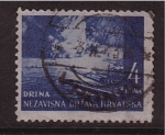 Stamps Croatia -  Río Drina