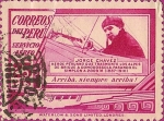 Stamps : America : Peru :  Sellos para Correo Aéreo. Jorge Chávez (1887-1910).