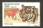 Stamps Benin -  Tigre pantera