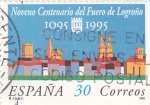 Stamps Spain -  NOVENO CENTENARIO DEL FUERO DE LOGROÑO (7)