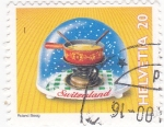 Stamps Switzerland -  Bola navideña