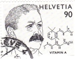 Stamps Switzerland -  Premio Nobel de Química- Paul Karrer