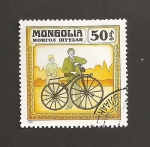 Stamps Mongolia -  Bicicletas históricas