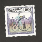 Stamps Mongolia -  Bicicletas históricas