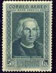 Stamps Spain -  Descubrimiento de America. Cristobal Colon