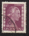 Sellos de America - Argentina -  Eva Peron 