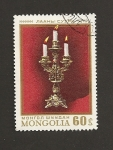 Sellos del Mundo : Asia : Mongolia : Candelabro