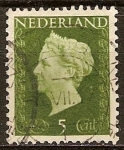 Stamps Netherlands -  La reina Wilhelmina (Guillermina). 