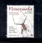 Sellos del Mundo : America : Venezuela : Escarabajo arlequín (Acrocinus longimanus)