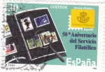 Sellos de Europa - Espaa -  50 Aniversario del Servicio Filatélico  (8)