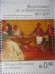 Stamps Venezuela -  Bicentenario de la Independencia 1811-2011 - Reunión de la sociedad Patriótica -(Sello 3 de 10)