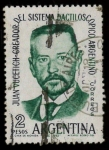 Sellos de America - Argentina -  JUAN VUCETICH