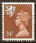 Stamps United Kingdom -  La Reina Isabel II.