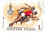 Stamps Hungary -  Olimpiada de Moscú-80