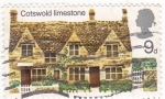 Stamps United Kingdom -  Costwold limestone