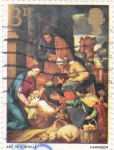 Stamps United Kingdom -  Adoración del Niño Jesús