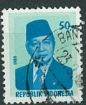 Sellos del Mundo : Asia : Indonesia : Presidente Suharto - 50