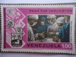 Stamps Venezuela -  Paga tus Impuestos -Más Asistencia Médica-  Ministerio de Hacienda