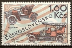 Stamps Czechoslovakia -  Automóviles Laurin & Klement,1907.