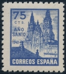 Stamps Spain -  ESPAÑA 969 AÑO SANTO COMPOSTELANO 1943