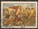 Stamps Italy -   	450a Aniv muerte de Rafael. 