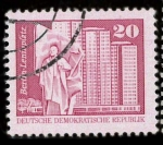 Sellos de Europa - Alemania -  DDR- BERLÍN LENINPLATZ