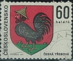 Sellos de Europa - Checoslovaquia -   Escudo Česká Třebová