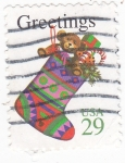 Stamps United States -  GRECTINGS