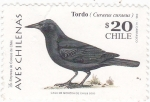 Stamps Chile -  AVE- TORDO