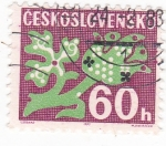 Stamps Czechoslovakia -  ILUSTRACIÓN FLOR