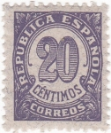 Stamps Spain -  CIFRAS (10)