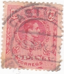 Stamps Spain -  Alfonso XIII -Medallón (10)