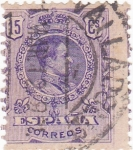 Stamps Spain -  Alfonso XIII -Medallón (10)