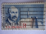 Stamps United States -  Robert H.Goddard 1882-1945 - U.S Air Mail 