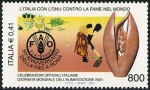 Stamps Italy -  2430b - Organizaciones de Comida  agricultura