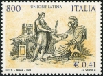 Sellos de Europa - Italia -  2428 - Union latina