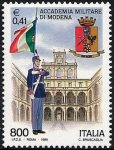 Stamps Italy -  2292 - Academia militar