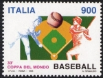 Sellos de Europa - Italia -  2251 - Beisbol