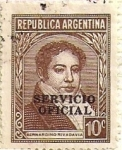 Sellos de America - Argentina -  Bernardino de Rivadavia