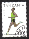 Sellos de Africa - Tanzania -  Marathon